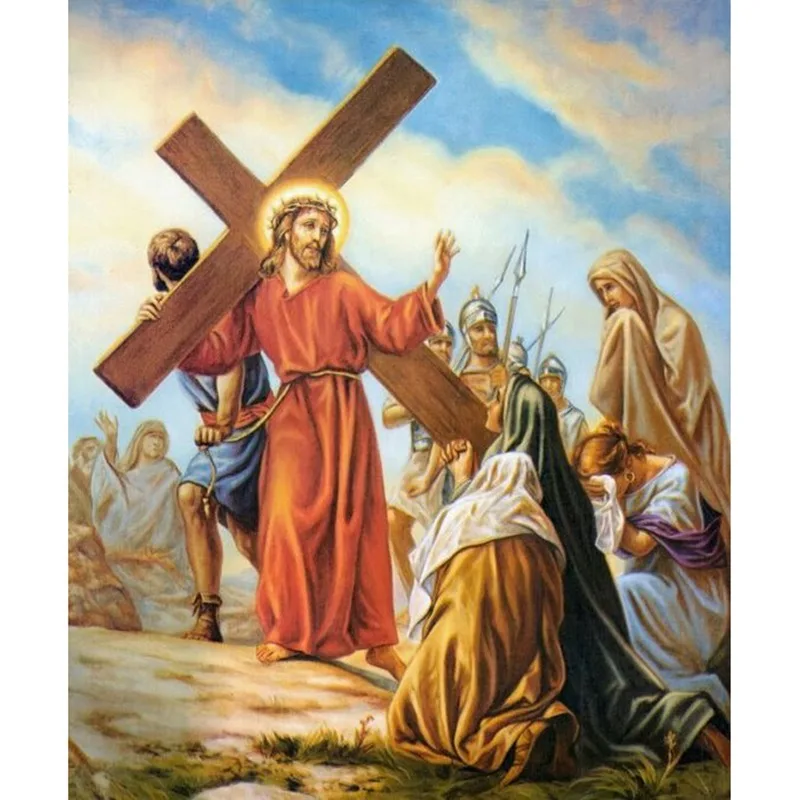 

5D DIY Diamond Painting Full Square/Round Drill "Religious Jesus" 3D Rhinestone Embroidery Cross Stitch Gift Home Decor Gift