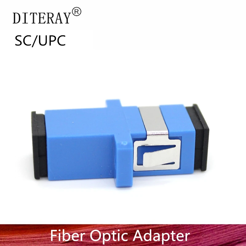 50/100/200pcs SC UPC Simplex mode Fiber optic Adapter SC Optical fiber coupler SC Fiber flange SC UPC connector
