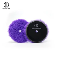 detailing 356 inch purple woolen polishing pad car paint polishing buffing wool pad for waxing buffer polisher use