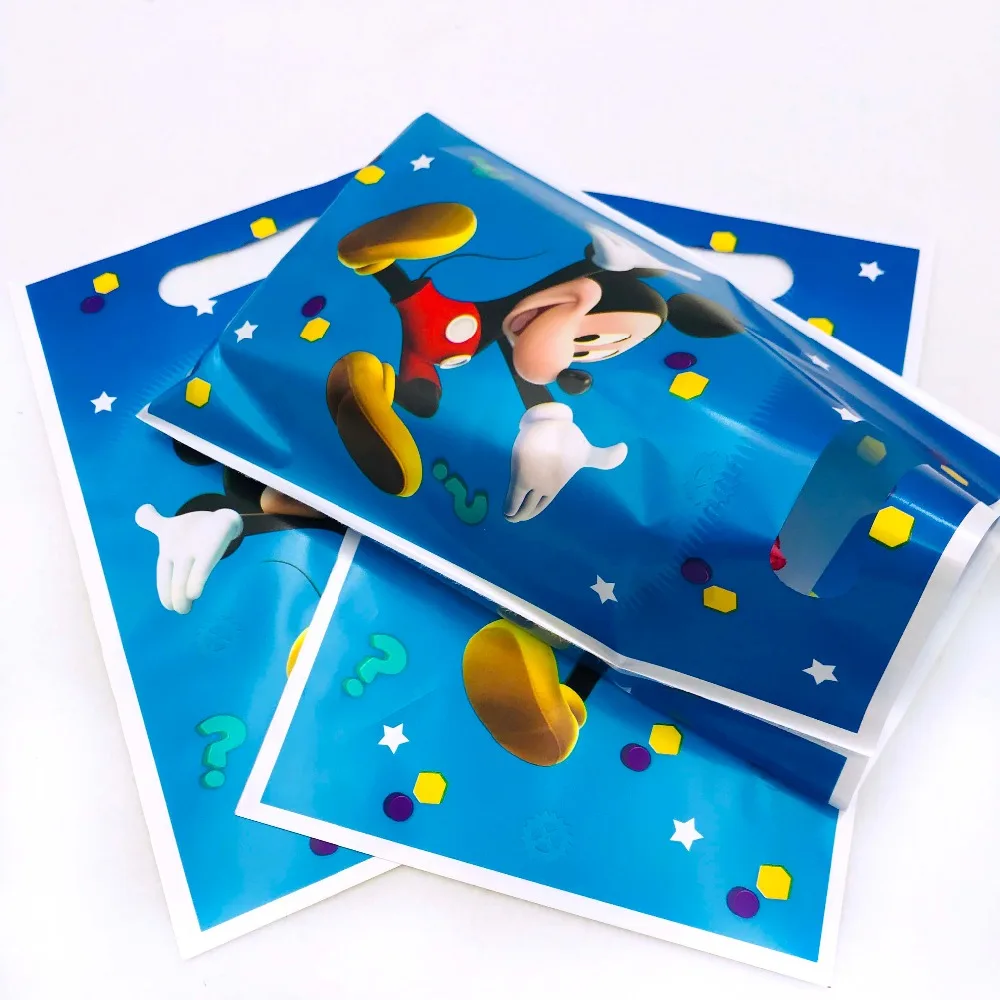 10 шт. комплекты с украшениями в виде Микки Мауса для маленьких мальчиков и