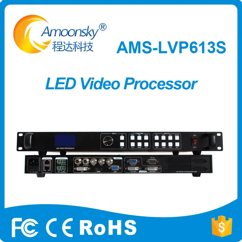 

best price AMS-LVP613S led screen scaler sdi video processor for outdoor advertising led display like vdwall ledsync820h