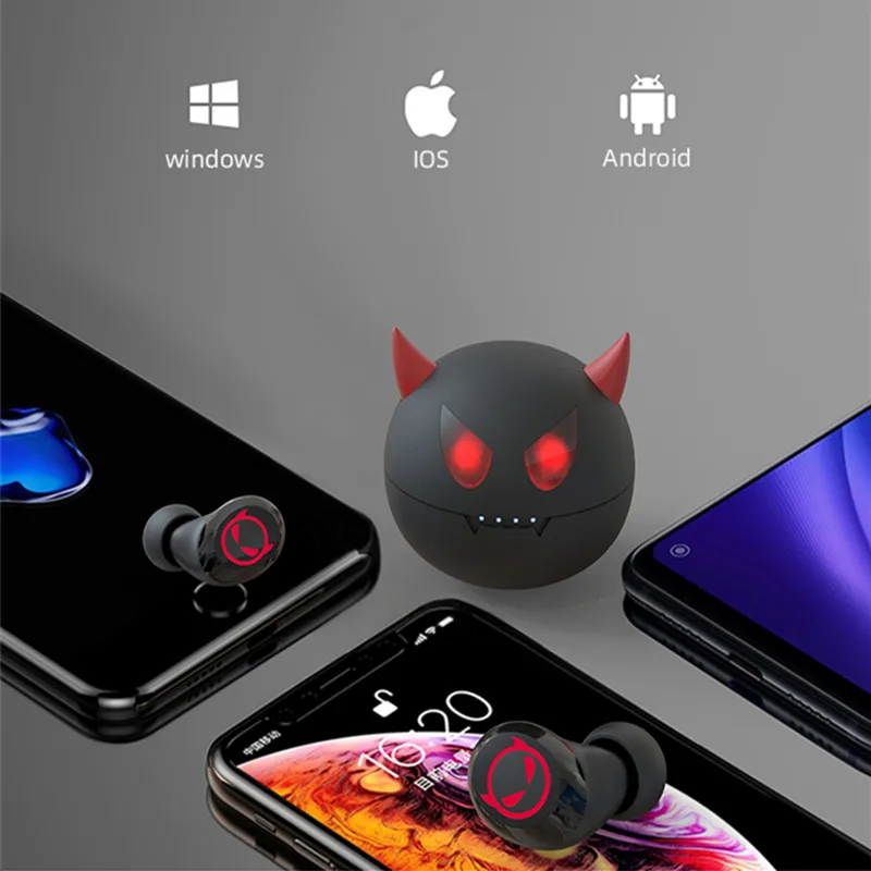 Беспроводные Bluetooth наушники bluetooth гарнитура беспроводная спортивные с зарядным