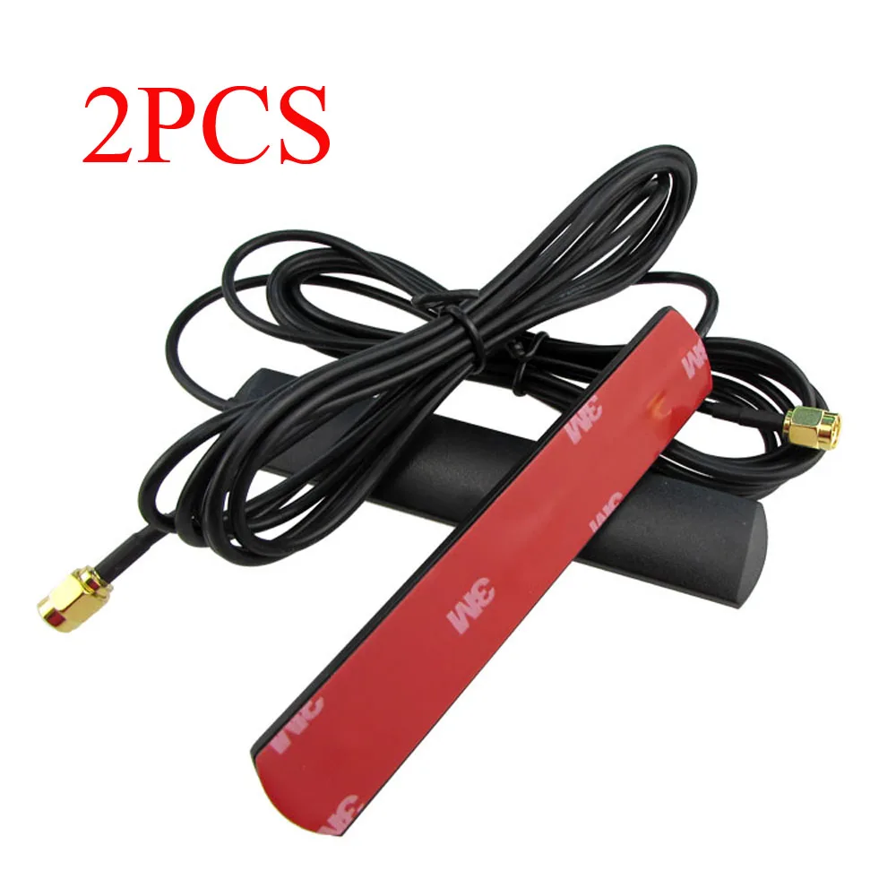 2PCS WIFI Antenna 3G 4G LTE Patch Antenna with 700-2700MHz Frequency Range, 12dbi Gain, SMA Male Connector, and 3.5M Extension Cable for Modem Router image 2