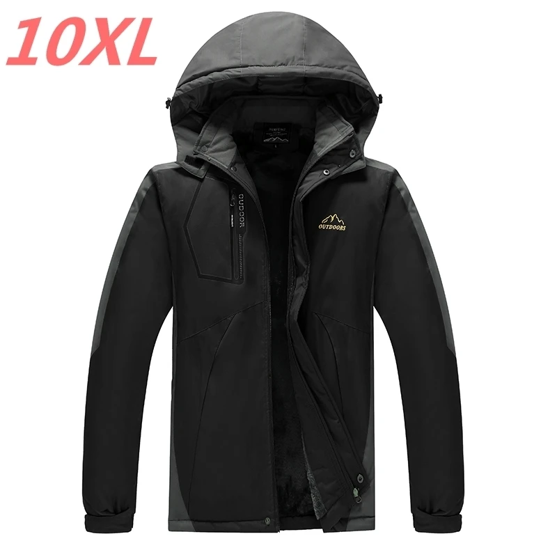 Новинка мужская зимняя куртка 12XL 10XL 9XL 8XL качественная ветрозащитная Толстая