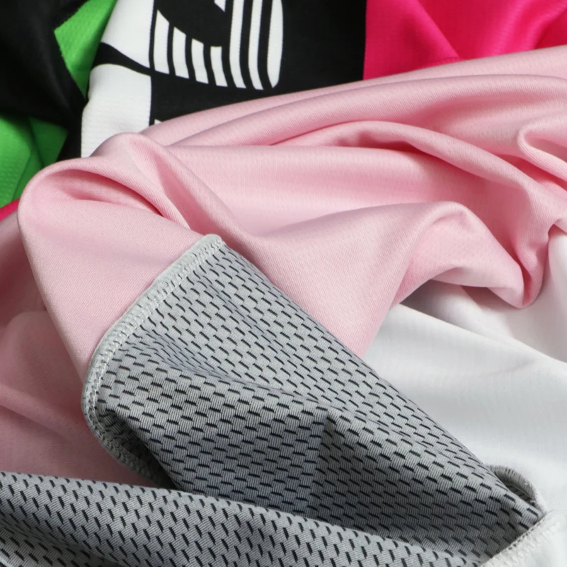 

2021 Men's new mountain bike cross-country racing suit downhill breathable short-sleeved cycling summer red and green T-shirt