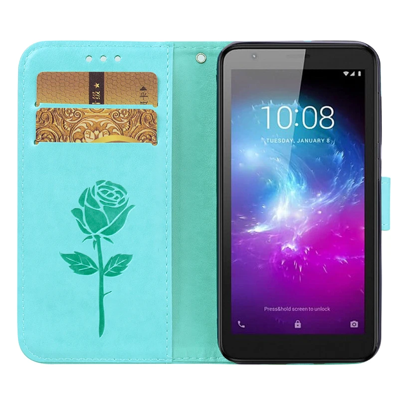 Чехол-Кошелек для zte Blade L8 A3 Funda Book Stand Магнитный чехол-книжка из искусственной кожи с откидной крышкой для zte Blade A5 A7 силиконовый чехол