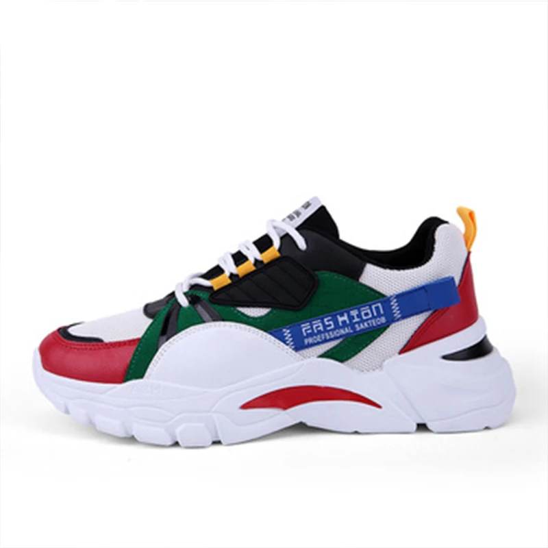 

Fashion Dad Sneakers Men's White Shoes Platform Trend Casual Comfortable Black Shoes Men's Chunky Sneakers Designer 2021