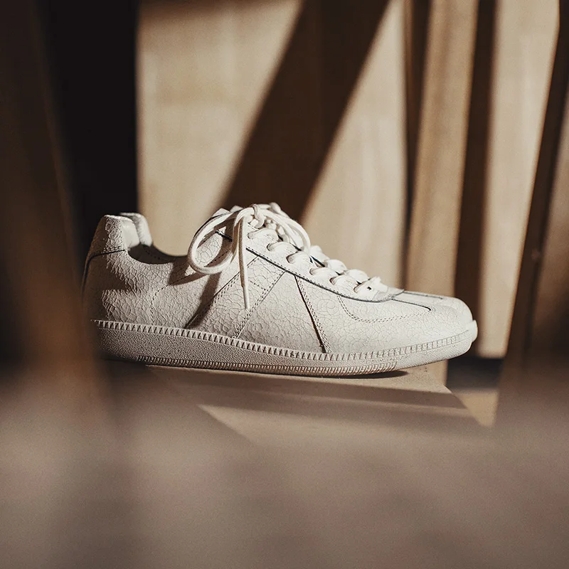 Мужские дышащие кожаные кроссовки Maden немецкая обувь для тренировок в стиле