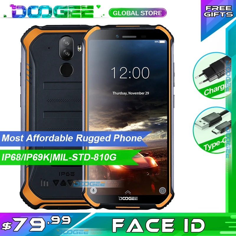Doogee S40 Lite прочный мобильный телефон 2 Гб оперативной памяти 16 встроенной 4 ядра 5
