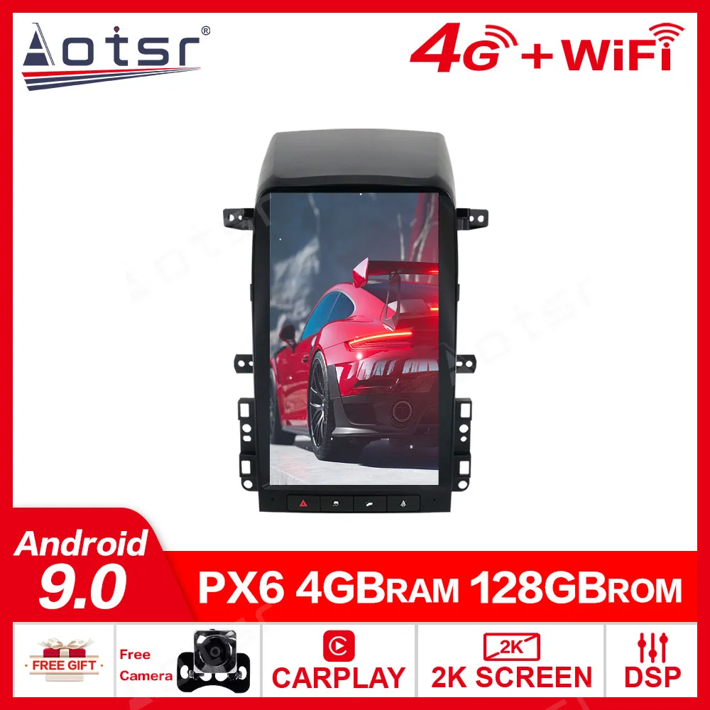 

4 + 128G FOR Chevrolet Captiva 2007 - 2012 reproductor Multimedia Android PX6 Tesla navegación GPS de pantalla coche grabadora
