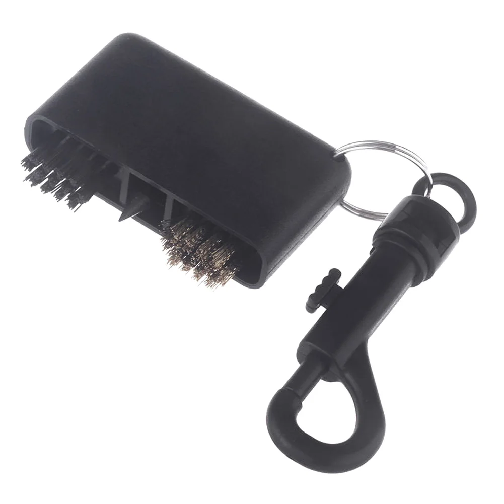 

Retractable Handheld Cleaning Durable Portable Ergonomic Black Club Accessories Outdoor Golf Brush