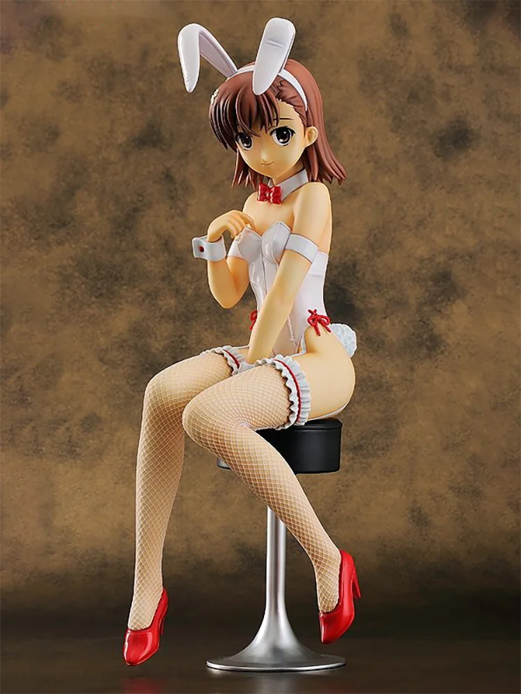 Освободите некий магический индекс Misaka Mikoto Bunny Ver. ПВХ фигурка аниме модель