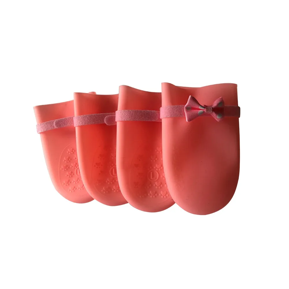 4 шт./комплект водонепроницаемые нескользящие носки для собак | Дом и сад