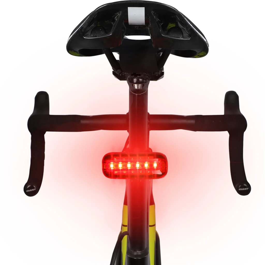 

5 Modes Bicycle Tail Light Bike Rear Light Taillight USB Rechargeable Flashlight Safety Warning Lights Cycling accessory