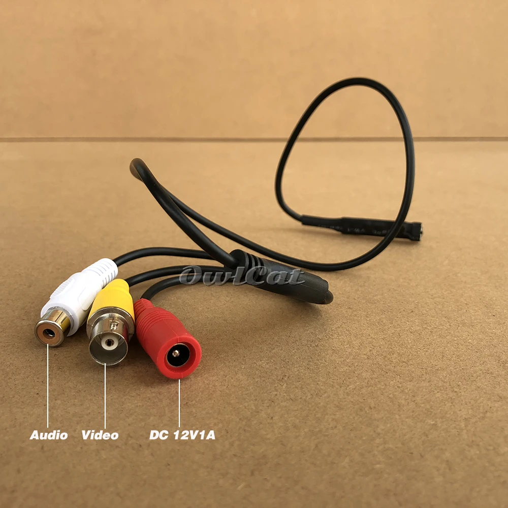 OwlCat супер мини AHD CCTV камера HD 720P Встроенный 940nm невидимый Инфракрасный IR-LED ночного видения с аудио микрофоном объектив 3,7 мм