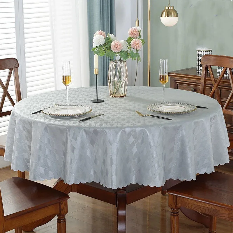

Round Table Cover for Kitchen and Dining Room Wedding Table Cloth