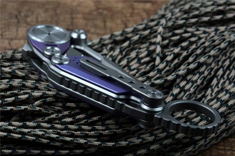 NOC M390 лезвие MT06 Karambit складной нож Титан TC4 ручка шарикоподшипник Флиппер Открытие
