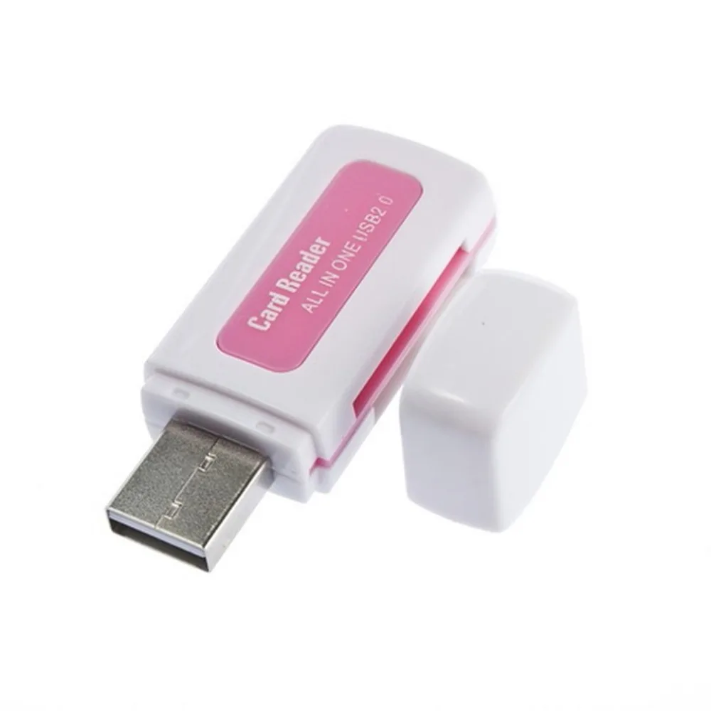 Портативный USB 2,0 4 в 1 устройство для чтения карт памяти M2 для SD для SDHC DV Micro для безопасной цифровой карты TF карта