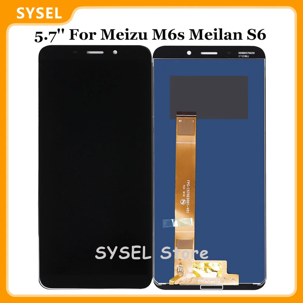 ЖК дисплей 5 7 ''для Meizu M6s Meilan S6 дигитайзер экран сенсорная панель стекло датчик