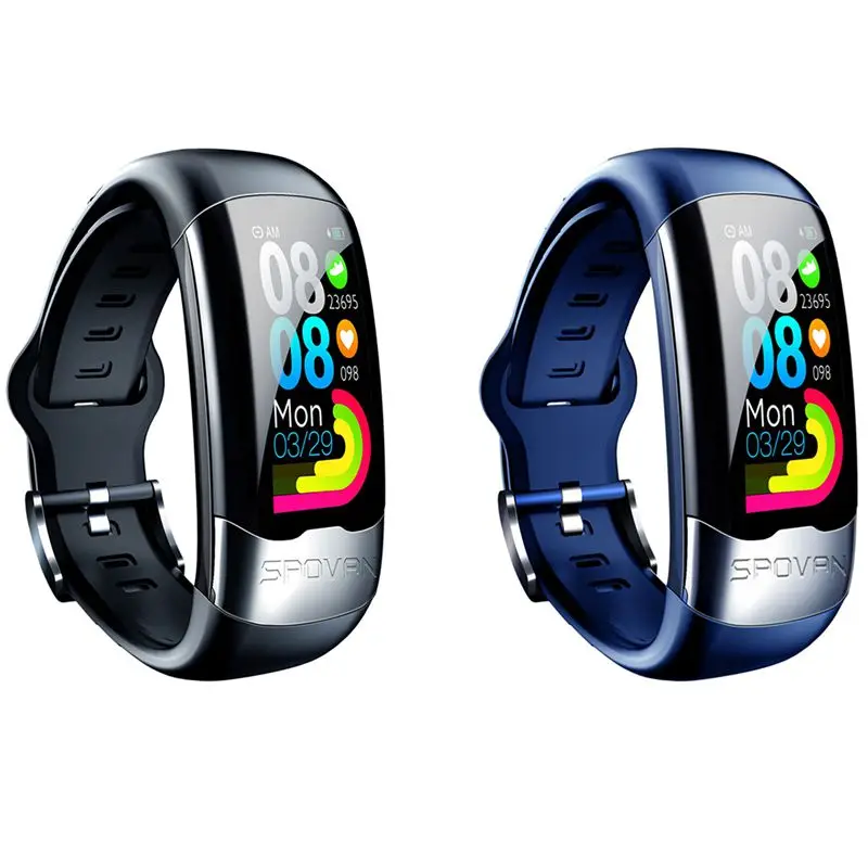 2 шт. смарт-браслет с USB пульсометром для измерения артериального давления