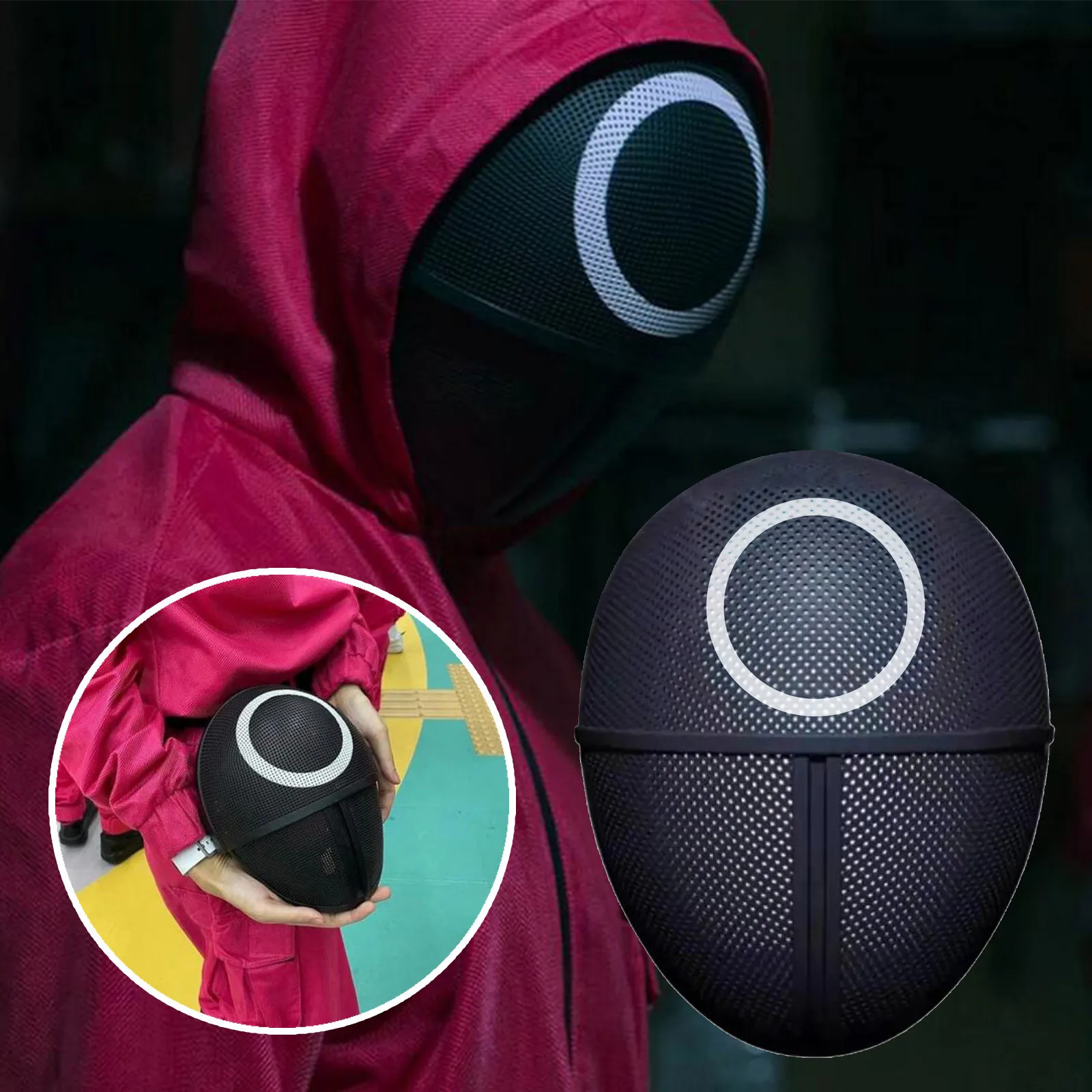 

Маска для косплея из игры «кальмар», 2021