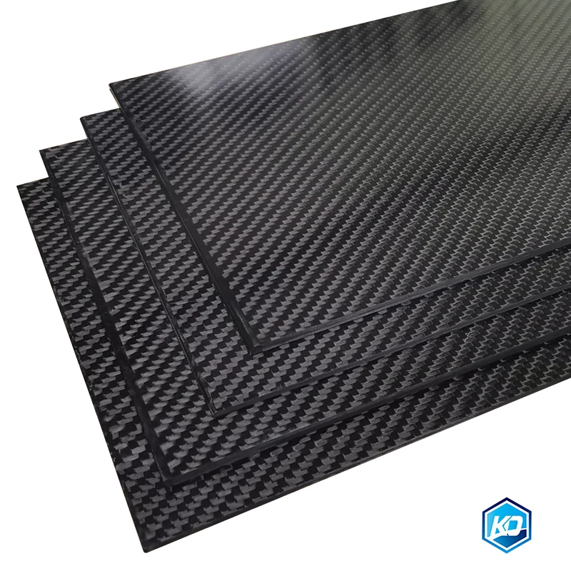 

500x500mm Carbon Fiber Plate Twill Glossy Matte 0.25-5mm Thickness Real 3K Panel Sheets High Composite Hardness Material For RC