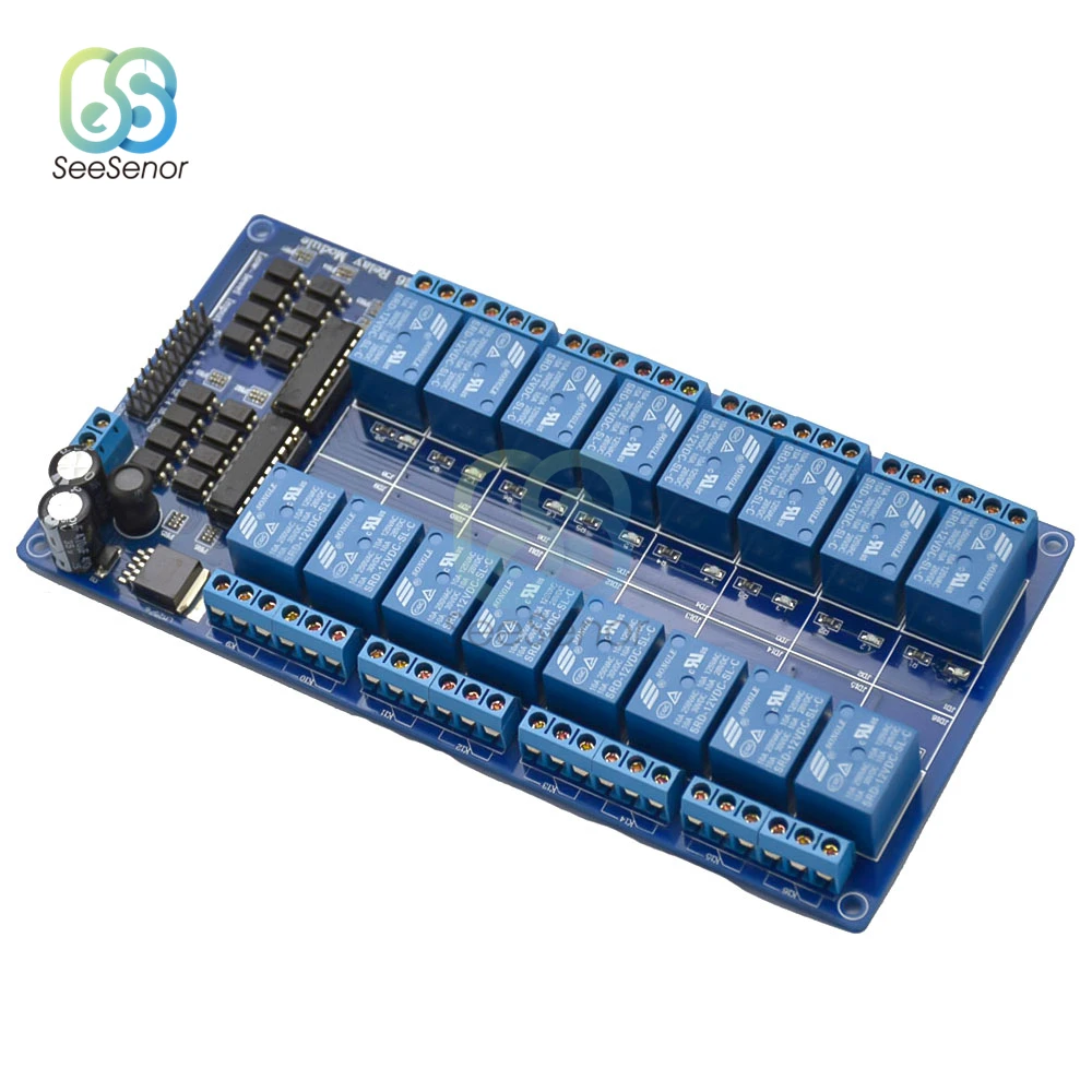 16-канальное реле управления Ethernet плата ler модуль портом RJ45 сетевой веб-сервер Lan Wan