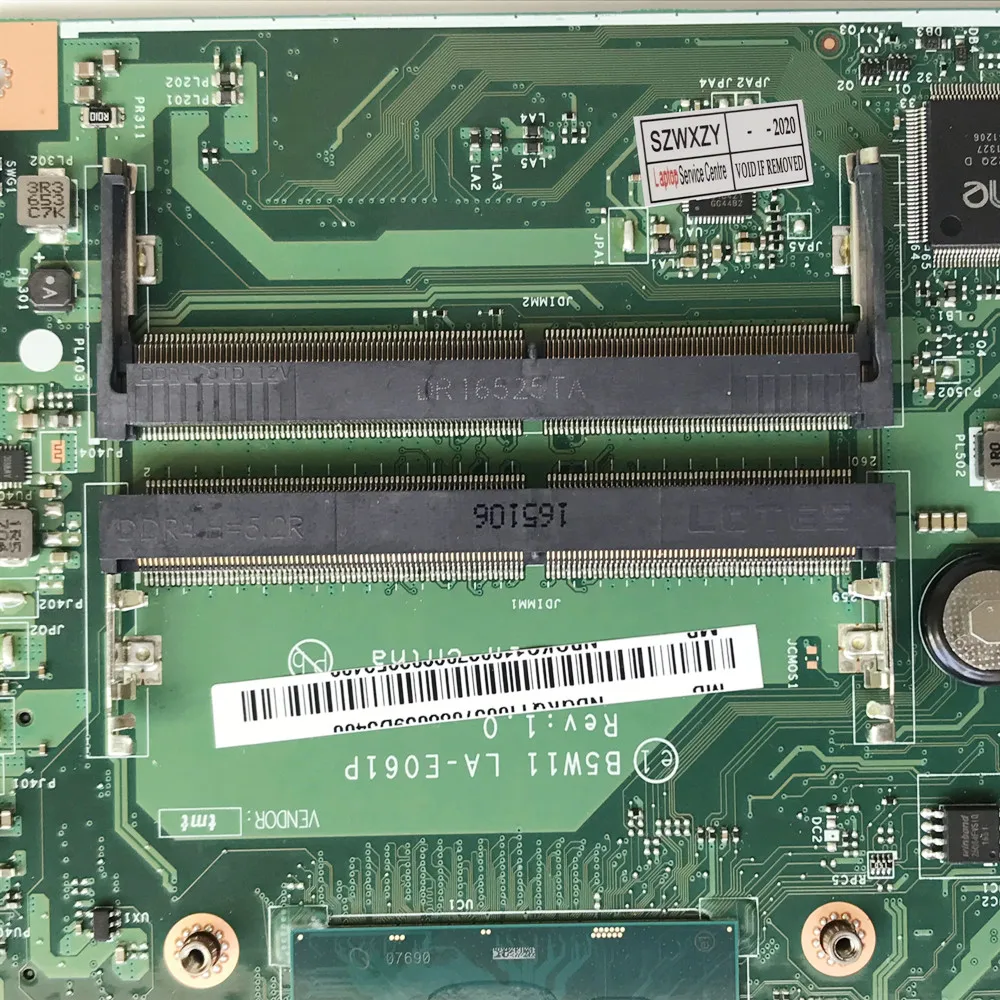 Материнская плата для ноутбука Acer Aspire ES1-572 Series SR2UW i3-6006u CPU B5W11 LA-E061P 100%