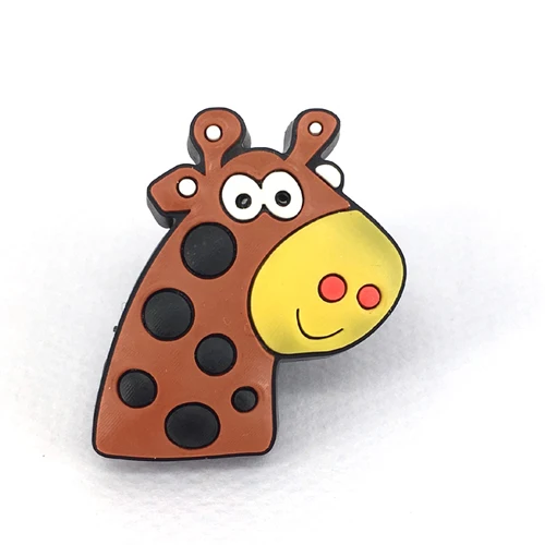 giraffe 1х мультяшная детская ручка ящика для шкафа, детская ручка для шкафа, детская ручка для шкафа, ручки для детского сада и ручки для обуви - Цвет: giraffe