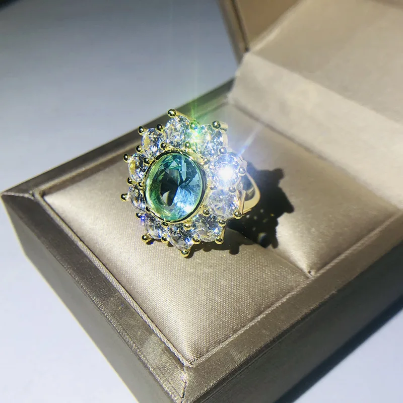 Женские свадебные кольца с цветком маргариткой и вишни высококачественные