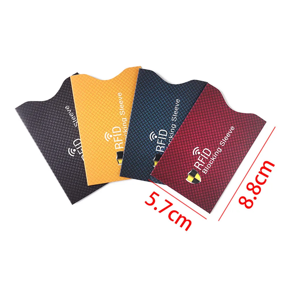 1 шт. защита от кражи для RFID, защита для кредитных карт, блокировка, держатель для карт, чехол для кожи, защитный чехол для банковских карт, Новинка