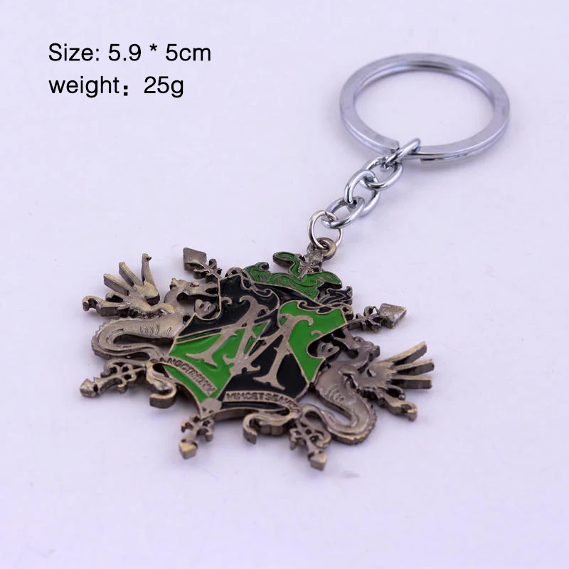 

Movie Harried Hogwarts School of Witchcraft and Wizardry Keychain Potters Classical symbol logo keyring For fans Gift New