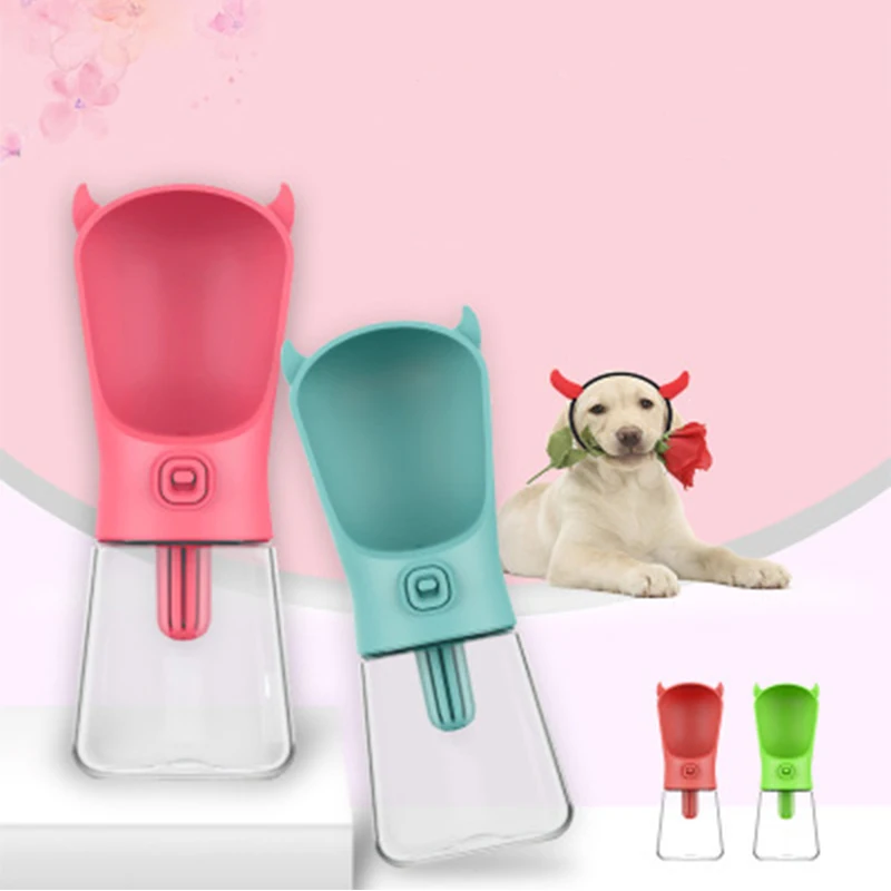 Портативная бутылка для воды собак маленьких и больших дорожная поилка щенков