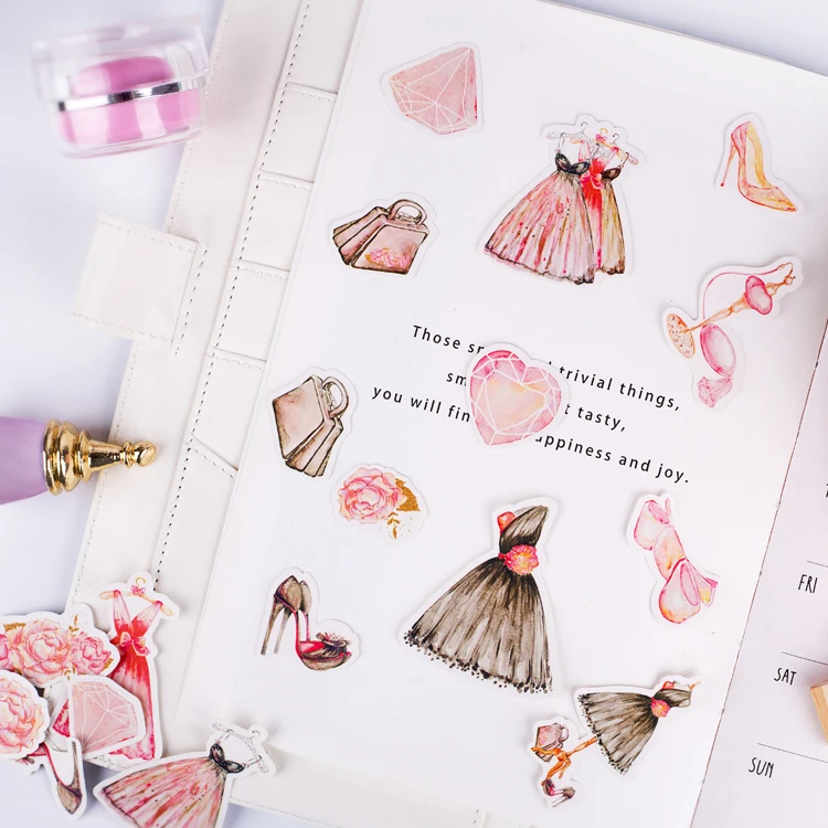 15 шт. винтажное свадебное платье свадебная наклейка DIY ремесло скрарпбукинг