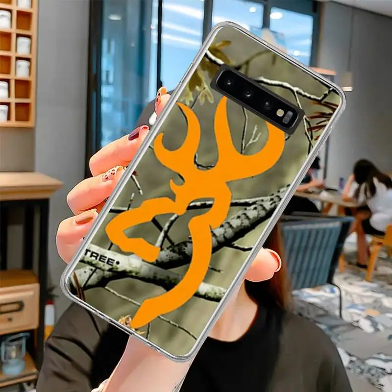 

Browning Camo logo deer symbol hunting Phone Case For Samsung S6 S7 S7 edge S8 S8 Plus S9 S9 Plus S10 S10 plus S10 E(lite)