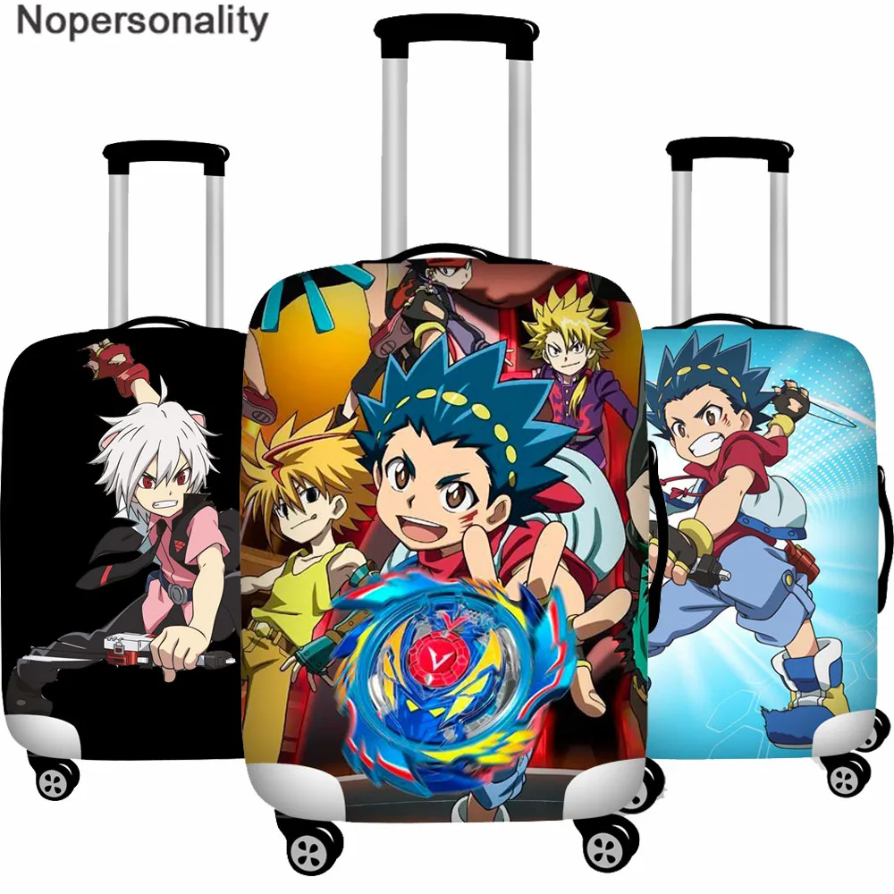 Дорожный Чехол для багажа Nopersonality Anime Beyblade Burst Эластичные аксессуары путешествий