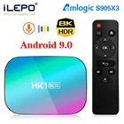ТВ-приставка HK1, 8K, Amlogic S905X3, 4 Гб, 128 ГБ, 32 ГБ, Android 9, 1000 м, двойной Wi-Fi, 1080P, 4K, Google Play