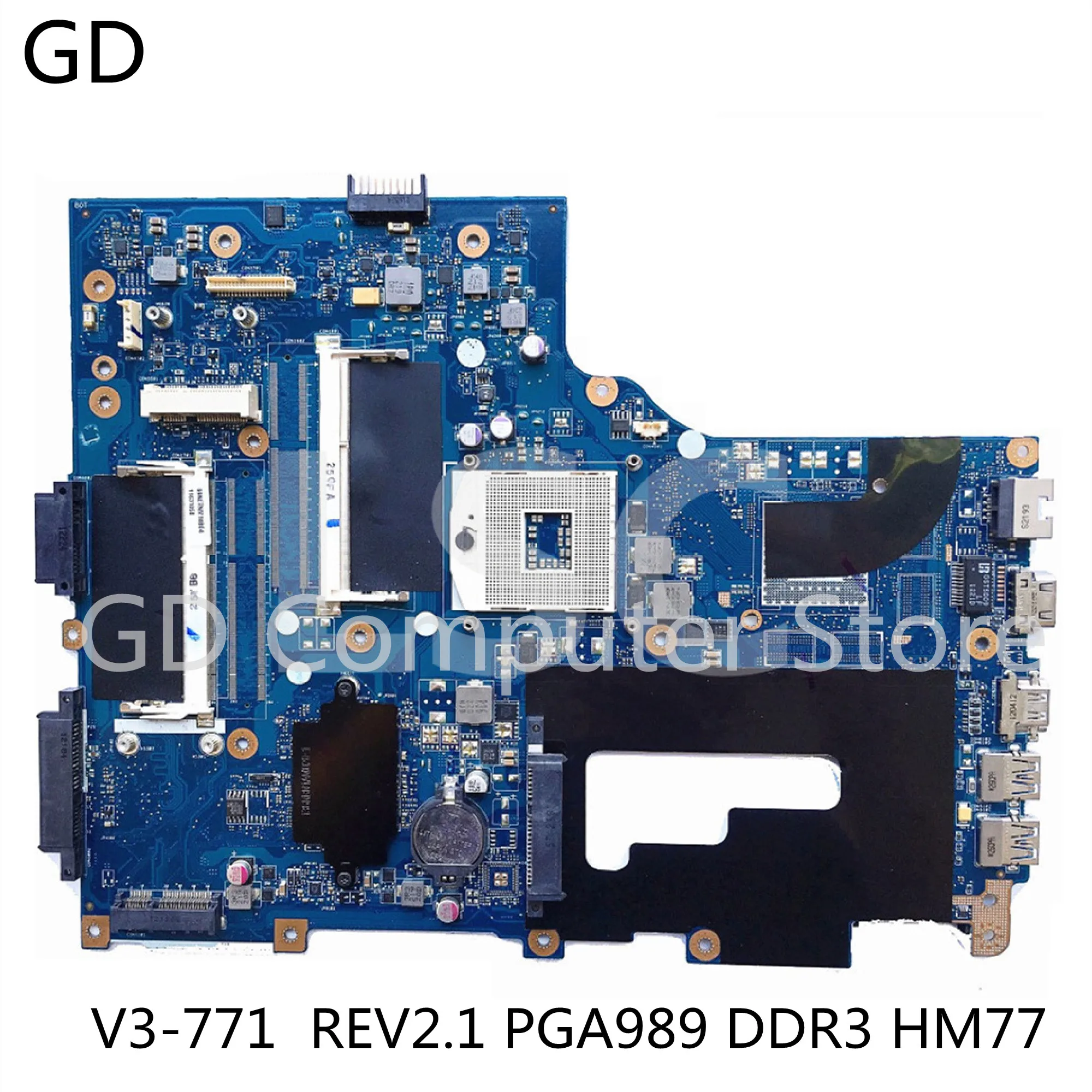 GD для Acer V3-771 Материнская плата ноутбука NBRYR11001 VA70 VG70 REV: 2 1 HM77 DDR3 HD4000 протестированы
