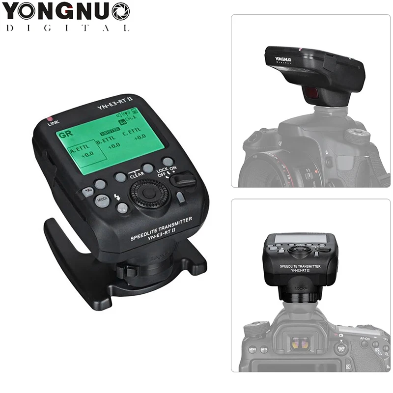 YONGNUO YN E3 RT II на камере Вспышка Speedlite передатчик вспышка триггер совместим с ST RT/600EX