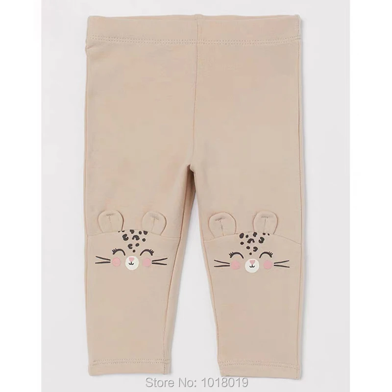 

100% хлопковые детские брендовые 2020 облегающие брюки-карандаш для девочек, эластичные детские леггинсы, одежда для маленьких девочек, леггин...