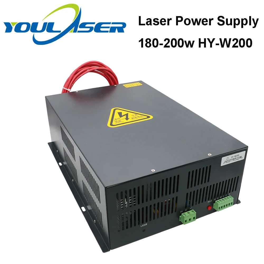 Лазерный источник питания CO2 200 Вт для гравировального Станка резки 180 Вт|Запчасти