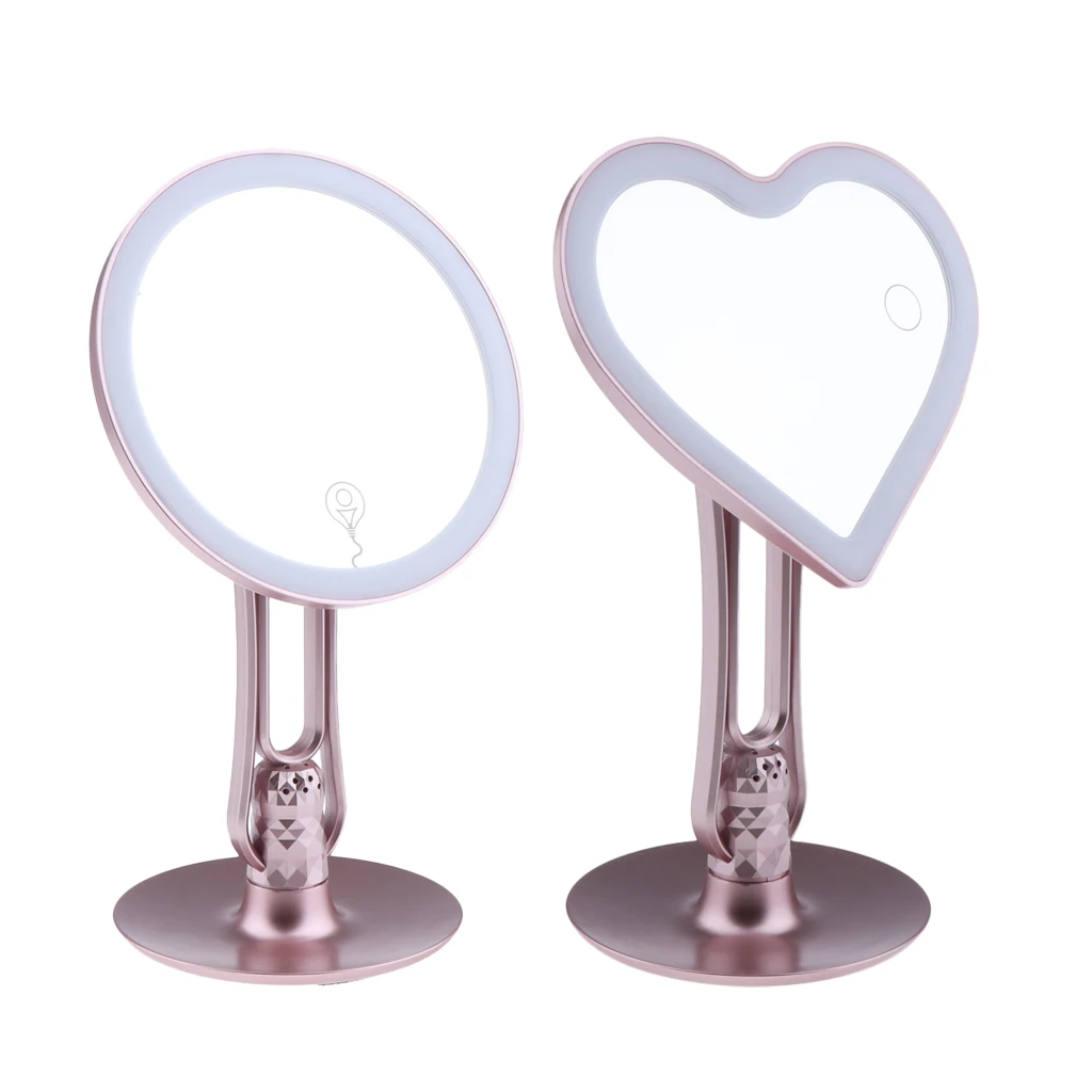 MagiDeal USB Премиум косметическое зеркало со светодиодными лампами ароматерапия