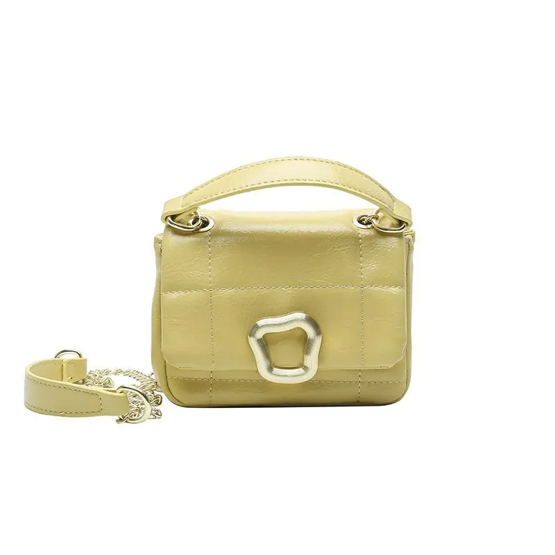 

Classic Mini Pu Leather Shoulder Bags for Women 2021 Trend Female Crossbody Bag New Fashion Chain Design Handbags and Purses