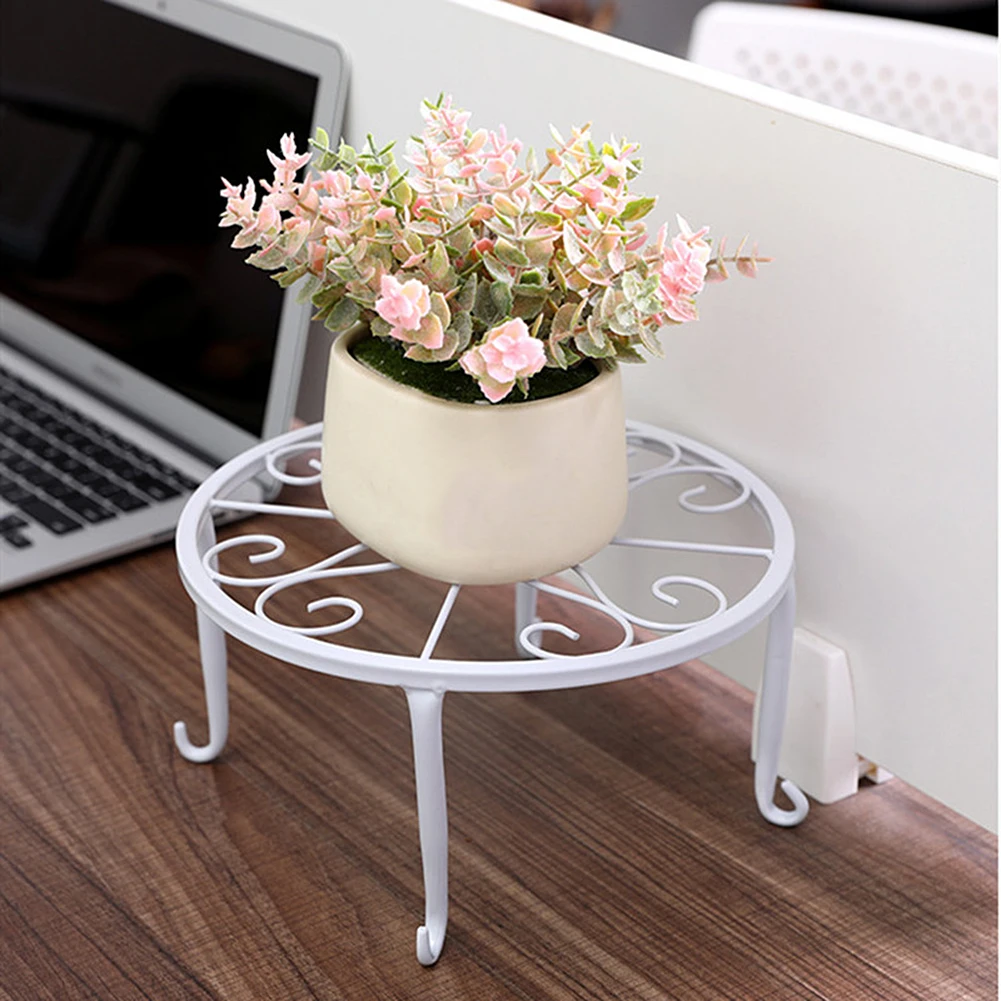 Художественная железная подставка для растений комнатных металлический