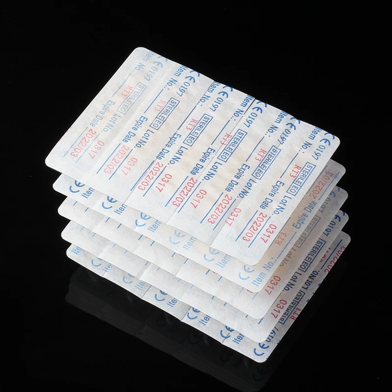 50 шт. RT FT круглые плоские наконечники для тату с золотой акулой пластиковая