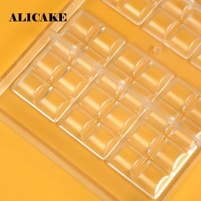 

Chocolate Bar Mold Polycarbonate Chocolate Mould Plastic Chunk of Chocolate Bar Form Baking Pastry Cake Decoration Bakery Tools