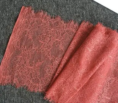 watermelon red 6 м/лот разноцветные нейлоновые выдалбливают ресницы кружевной отделкой ширина 23 см нижнее белье свадебное платье diy аксессуары для одежды - Цвет: watermelon red
