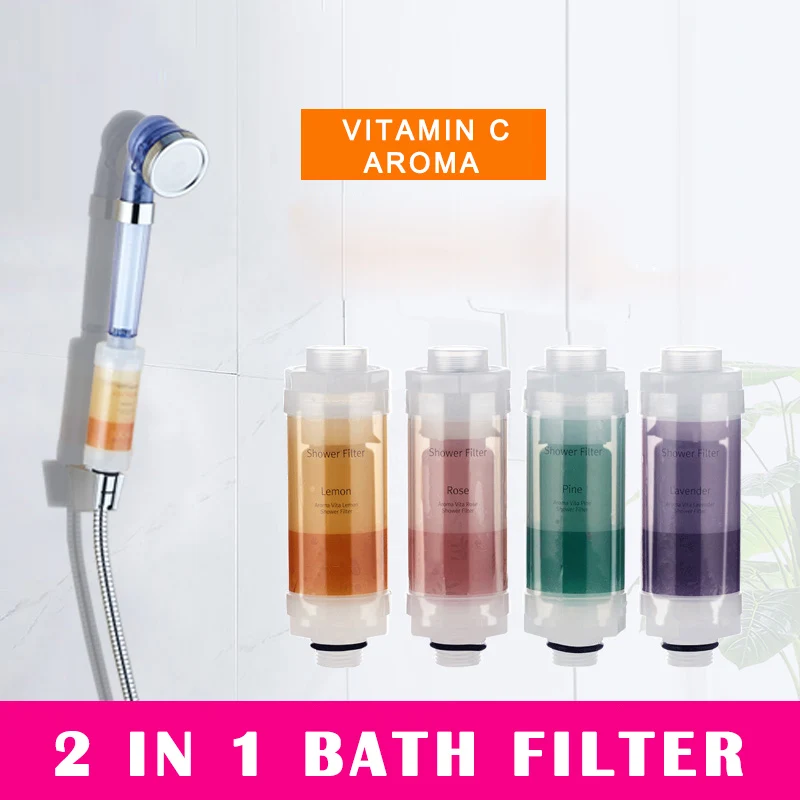 Новый 1 шт. витамин C душевая кабина фильтр аромат душевой головы Здоровая Кожа