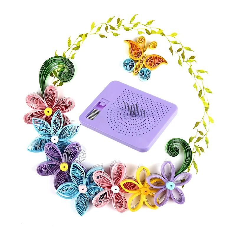 Лучшее стеганая сетка направляющий Набор для бумаги DIY Квиллинг ручной работы