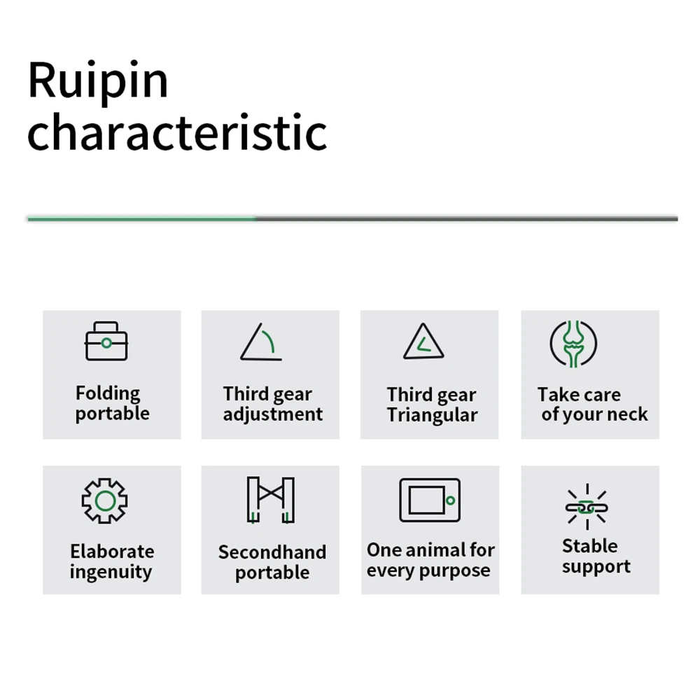 Универсальная подставка для ноутбука TISHRIC алюминиевый регулируемый складной